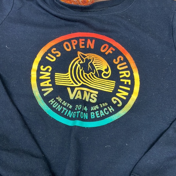 Vans Sweatshirt Rasta Colors Size Medium - Picture 2 of 4